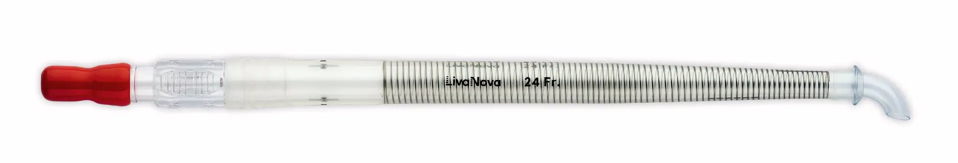 Arterial Cannulae, PureFlex, Curved Tip, With Suture Collar, Wire-reinforced Tubing, 18 Fr/6.0 mm, RA18-1BC image
