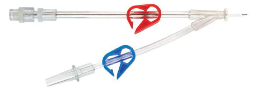 Cardioplegia Cannulae, Antegrade Aortic Root, with Vent Line and Two Colored Clamps, 14 Ga (7 Fr), AR-19114 image